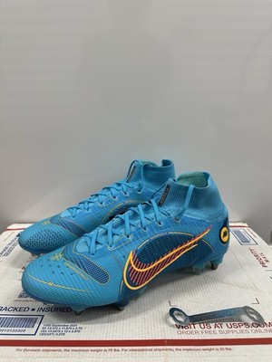 Nike Mercurial Superfly 8 Elite SG-Pro AC  Chlorine Blue  DJ2838 485 Size 10.5