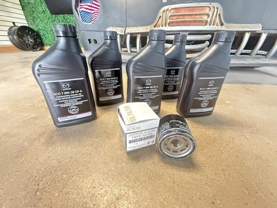 #ad #ad Mazda Skyactiv Oil Change Kit 5 0000 77 EC07 QT amp; 1 Oil Filter 1WPE14302 $97.00