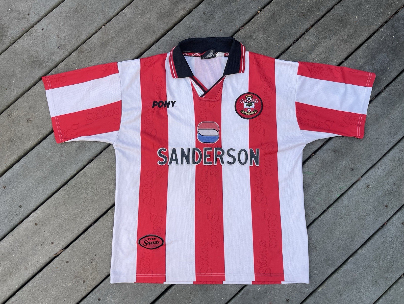 Vintage Southampton 1997 1999 Home Shirt Soccer Jersey Football Pony Size XL 90s