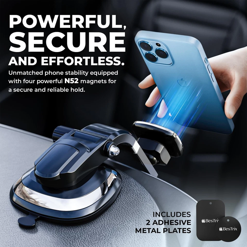 Phone Holder for Car, Magnetic Car Phone Mount | Dashboard Car Phone Holder C... - Image 2 of 4