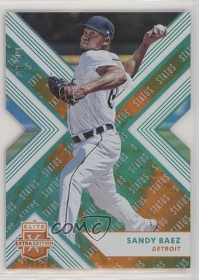 2018 Panini Elite Extra Edition Status Tie-Dye Die-Cut 8/10 Sandy Baez #147 0d4