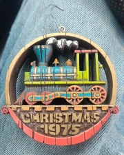 Vintage 1975 Hallmark Tree Trimmer Collection - Locomotive Train Ornament