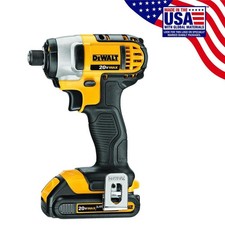 DEWALT DCF885C2 20V MAX Lithium Ion Cordless Drill Driver Kit- 2 Batt  Charger