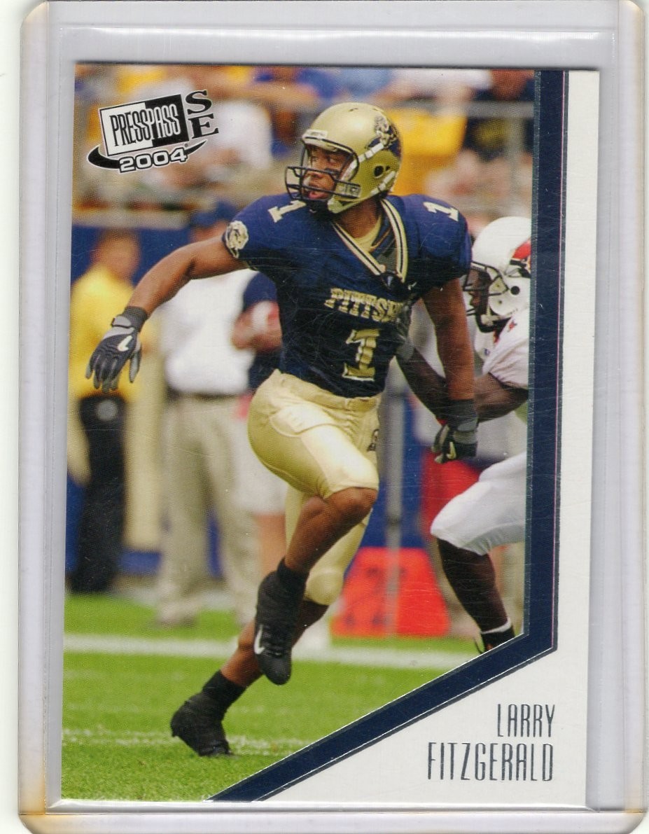 Larry Fitzgerald Press Pass Se #7 Base