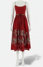 Zimmermann Women's Red Rhiannon Dress Size 0