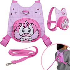 Unicorn Toddler Harness with Leash   Walking for Toddlers  Cute  Pink