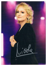 Nicole, original Autogramm auf Autogrammkarte