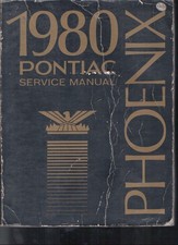 1980 Pontiac Phoenix Service Manual Shop Repair Book 21-499 Mn1834