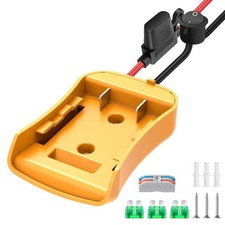 1 Packs Adapter for Dewalt 20V Battery Adapter for Power Wheel Battery Upgrade C