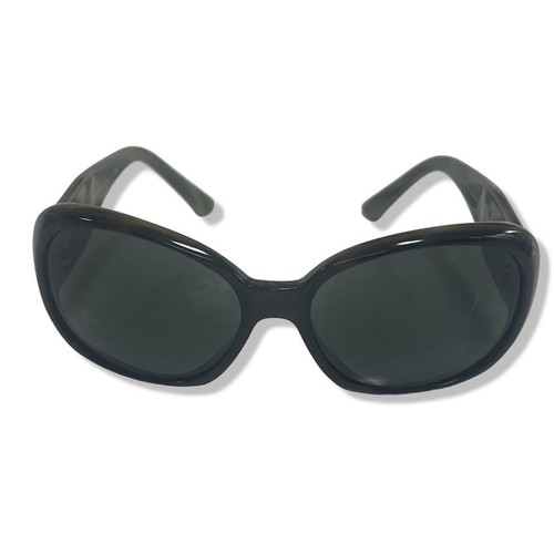 Lunettes de officiel soleil Chanel Camellia Coco 5113 noires presque jamais utilisées authentiques