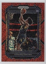 2022-23 Panini Prizm Red Sparkle Prizm Kendall Brown #225 1o2