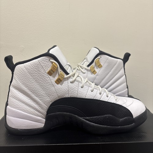2013 Air Jordan 12 Taxi Men’s Size 7.5 White Black Gold Super Clean  - 第 2/9 張圖片