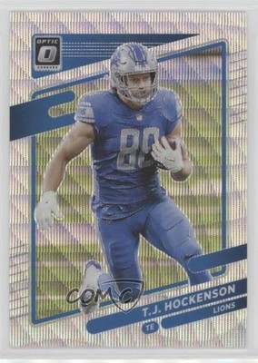 2021 Panini Donruss Optic Wave Prizm 192/299 TJ Hockenson #83 0s9t