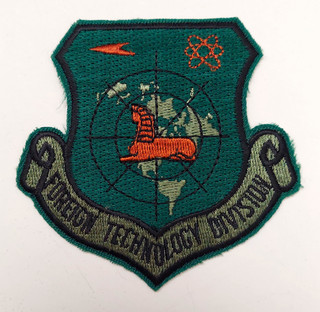 USAF Air Force Foreign Technology Division Patch Wright Patterson Dayton Ohio