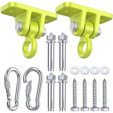 Swing Hangers for Wooden Sets Pack of 2 Heavy Duty Swingset Hardware with Loc...