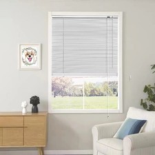 YIIBAII Mini Blinds Suitable for 38" W x 64" H Windows 1" Aluminum Horizontal Ve