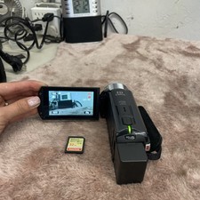 Tested  Working Canon Vixia HF R300 Handheld Camcorder no Battery included 