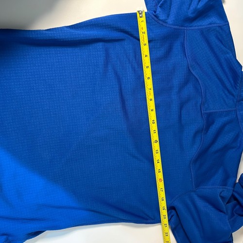 pull homme patagonia moyen polartec bleu régulateur quartzip polaire - Photo 7/7