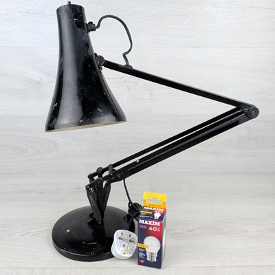 #ad Anglepoise Model 90 Desk Lamp Black Adjustable Task Lamp Working GBP 49.99
