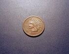 Fine 1867/67  Indian Head Cent