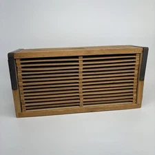 Vtg Traditional Original Wood 15 Drawer Cigar Dryer & Press Tobacco Cabinet