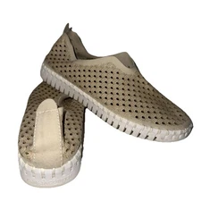 Ilse Jacobsen Women Tulip 139 HORNBAEK Tan Khaki  US 7 Slip-on Shoe  37