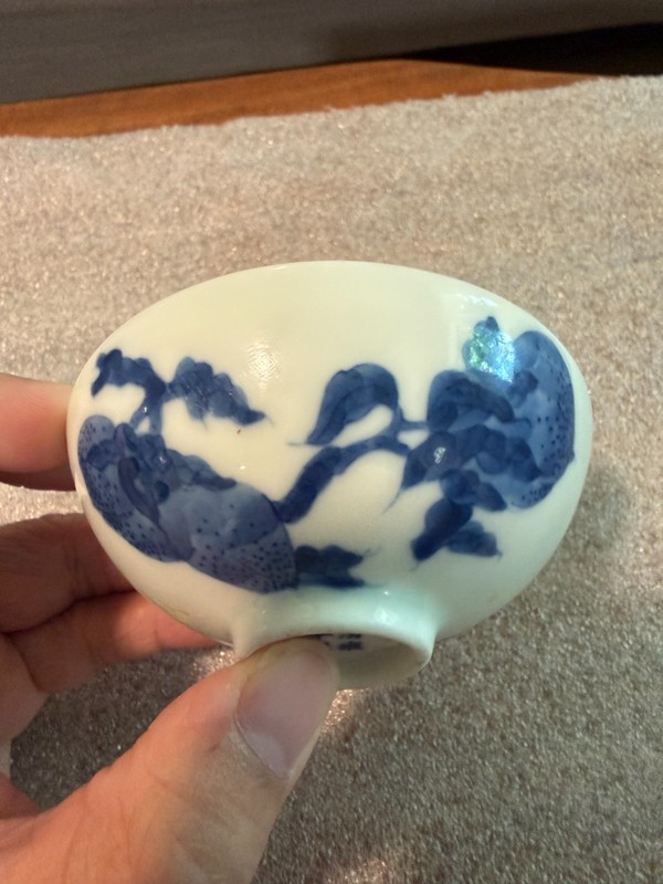 A Chinese Blue and White Cup, Yongzheng Mark, Age Unknow