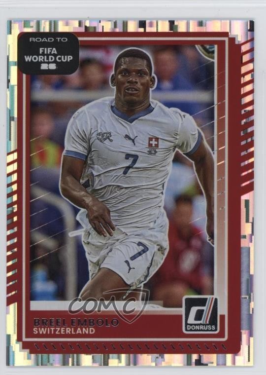 2025-26 Panini Donruss Road to FIFA World Cup Silver Breel Embolo #178 4d5