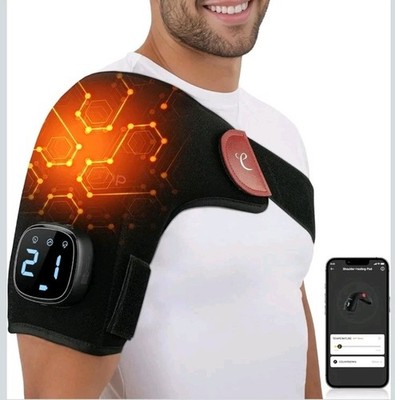 Comfytemp Cordless Heated Shoulder Pad for Rotator Cuff Pain Relief, S/M