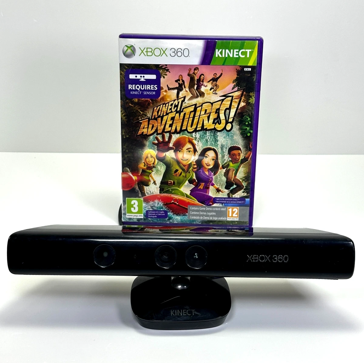 KINECT XBOX 360 CON GIOCO KINECT ADVENTURES ! ORIGINALE MICROSOFT