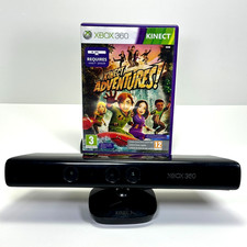 KINECT XBOX 360 Originale MIcrosoft + Gioco Kinect Adventures Completo PAL