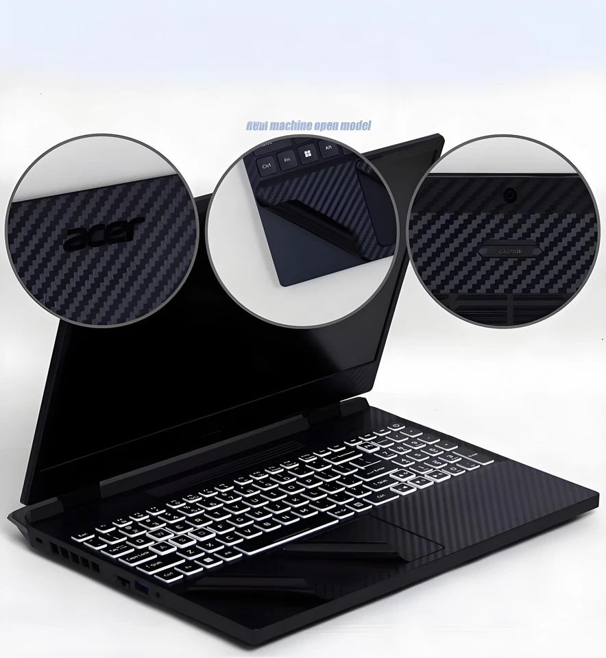 Sticker for Acer Nitro AN515-58 57 56 55 54 53 52 51 AN515-41 42 43 46 47  - Image 4 of 4