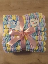Hand Knitted Super Soft Baby Pom Pom Blanket