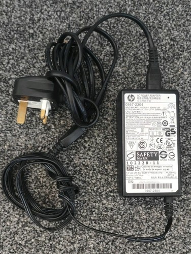 HP 0957-2304 AC Adapter Netzteil 32V 12V 1094mA/250mA für Drucker + UK Stecker