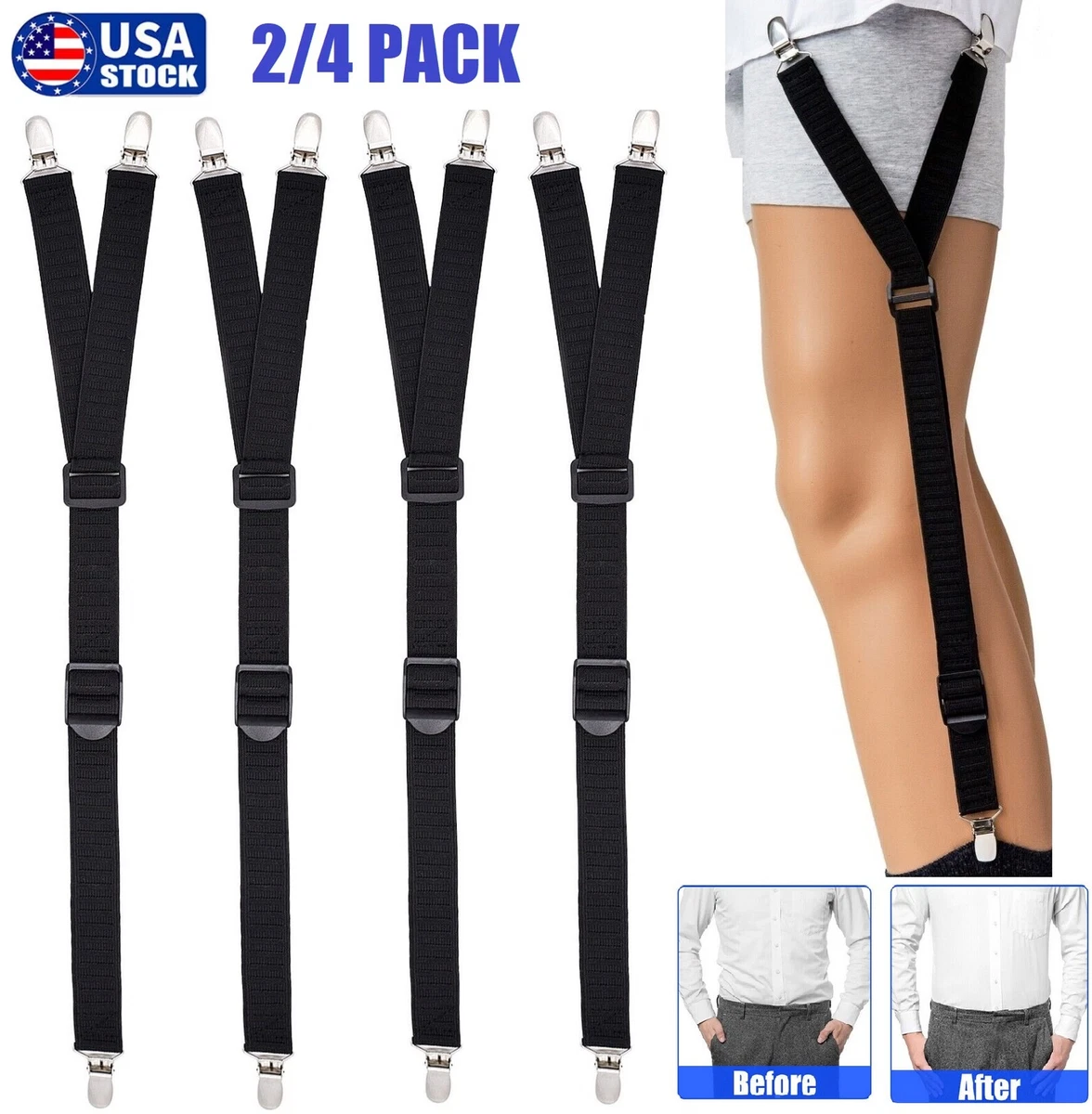 Shirt Garters In Men's Suspenders & Braces for sale