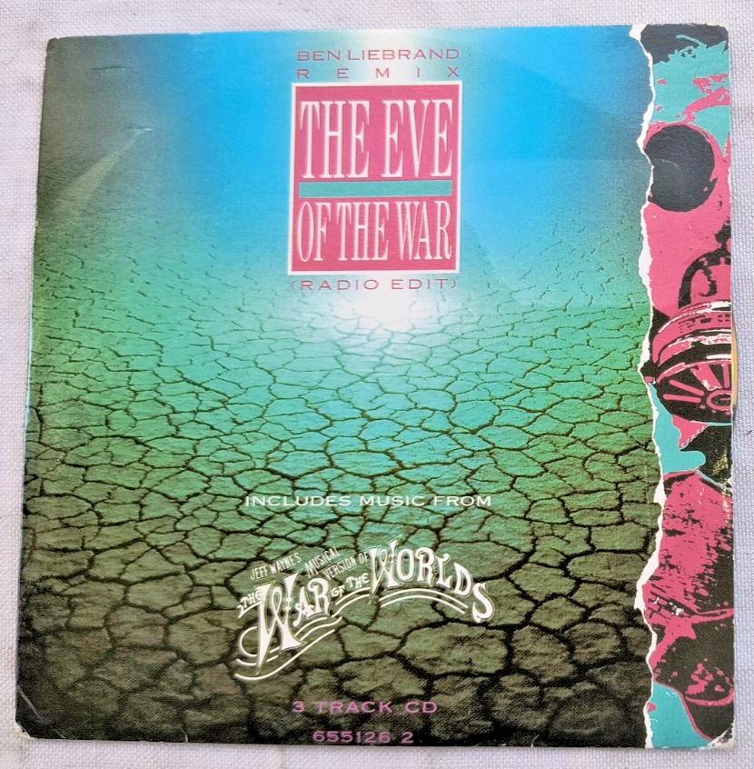 JEFF WAYNE - THE EVE OF THE WAR (WAR OF THE WORLDS) BEN LIEBRAND REMIX CD 1989