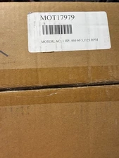 Genteq Trane MOT17979 Electric Motor 1 HP 460/380-415v New