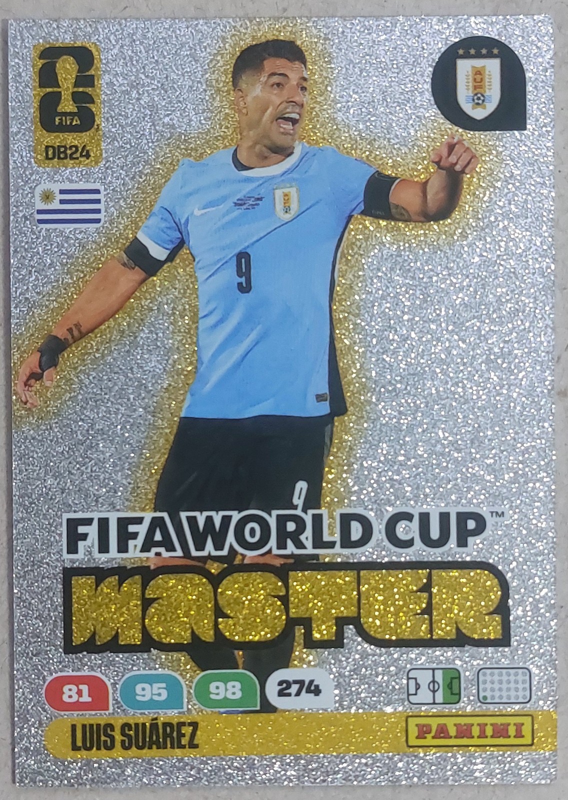 Panini 2026 Adrenalyn XL FIFA World Cup Master Luis Suárez Uruguay DB24