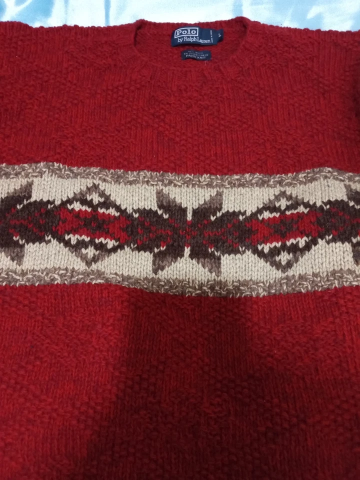 2x Polo Ralph Lauren Christmas Sweaters XL - Image 3 of 4