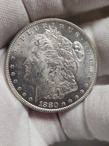 1880-O Morgan Silver Dollar Choice UNC PLUS VAM-4 80/79 - Free Shipping