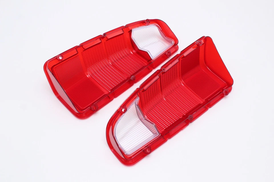 Tail Light Lens Only Pair LH RH For 1972-1980 Dodge Truck / Plymouth Power Wagon Foto 3 de 4