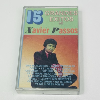 Xavier Passos Cassette Tape 15 Grandes Exitos Viva Matamoros Pasos Tropicales