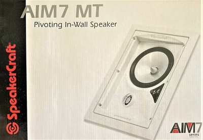 Speakercraft AIM7 MT One In-Wall Speaker System - Pair (White) (ASM81710)
