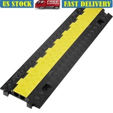 Cable Protector Ramp 2 Channel Heavy Duty TPU TPR Wire Safety Cover Driveway New