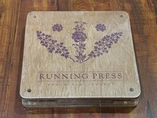 Running Press Books DIY 8.25  Wooden Dried Flower Press - New  Sealed 