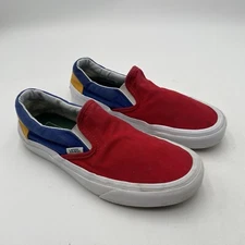 VANS Yacht Club Classic Slip On Shoes Old Skool Color block Mens 6.5 Women 8