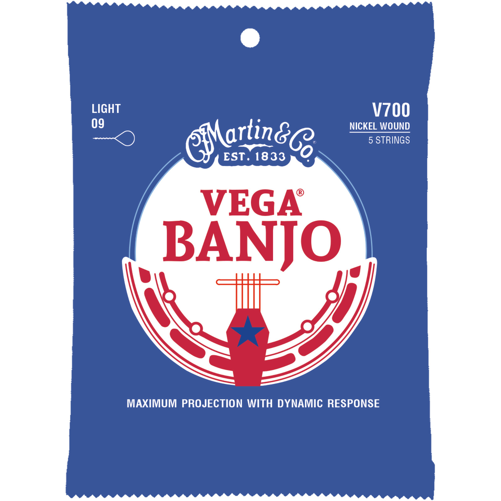 Martin V700 Vega® Banjo Strings Nickel