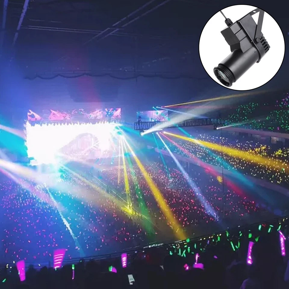 RGB COB LED DJ Light for Disco Party Wedding KTV Stage Lighting + Remote Control - Image 2 of 4