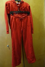 PUMA red tracksuit size small 2 pieces hoodie  pants activewear women's