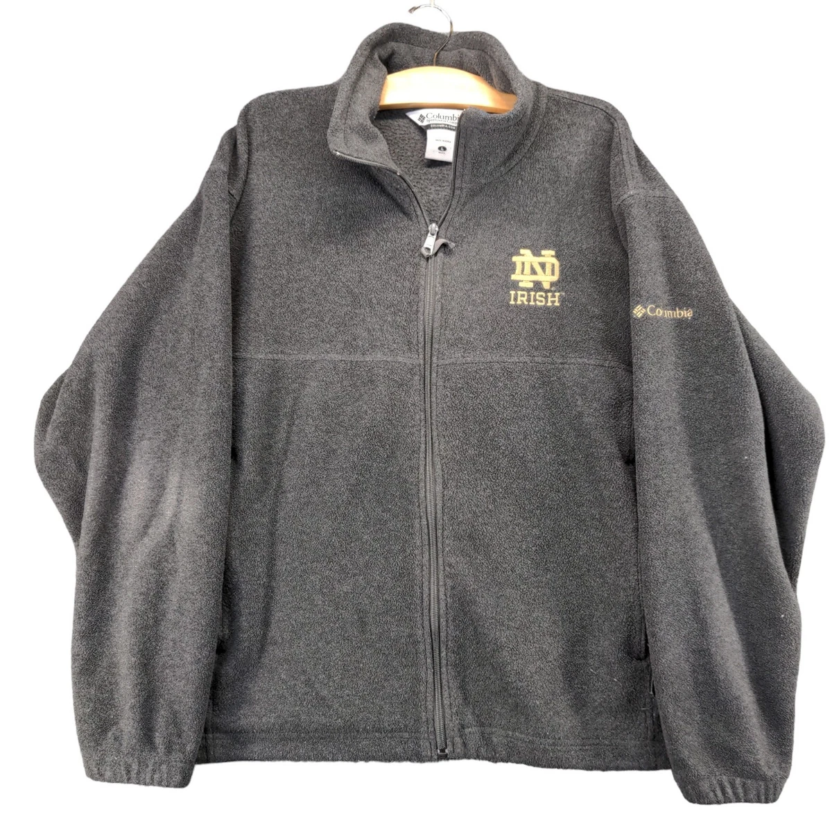 Columbia notre dame fleece clearance jacket